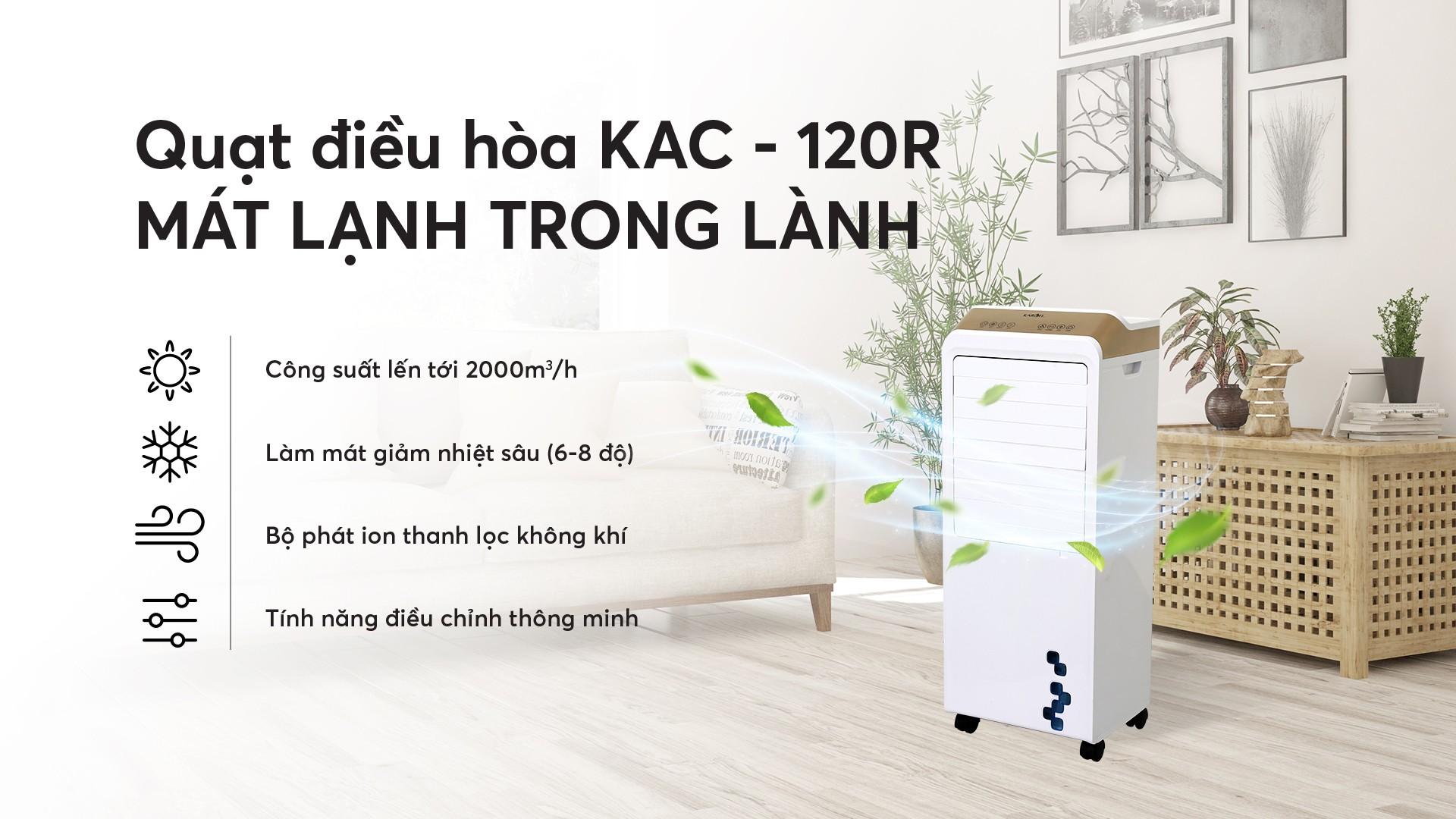 Quạt điều hoà Karofi KAC-120R Quạt điều hoà Karofi KAC-120R