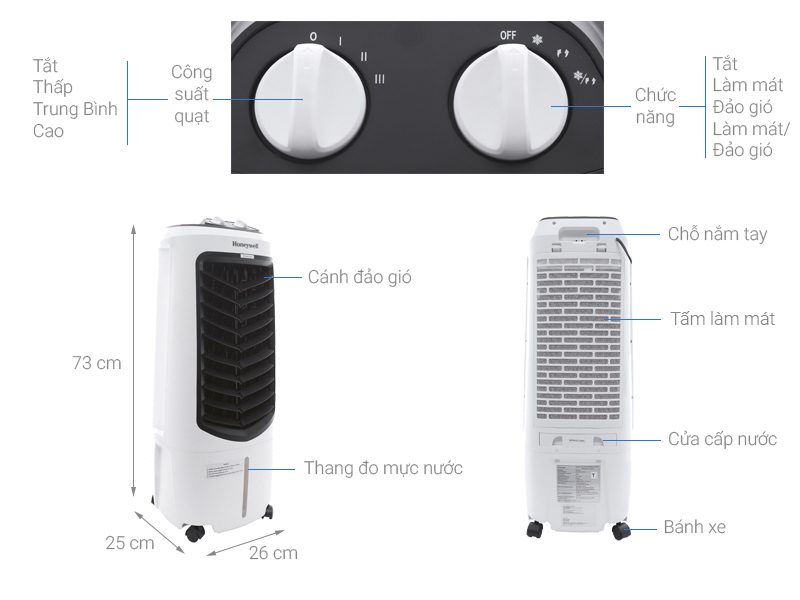 Quạt điều hòa Honeywell TC10PM