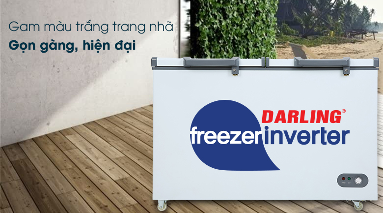 Tủ đông Darling 260 lít DMF-3999 WI2 - thiết kế