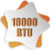 18000Btu