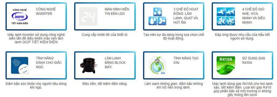 máy lạnh alaska ac-24wi (2.5hp) inverter