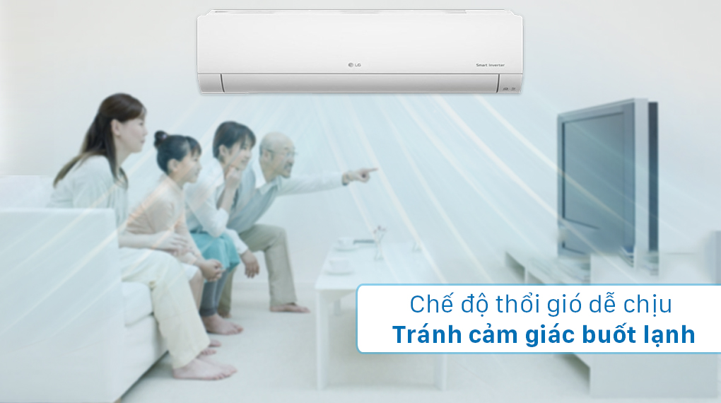Dàn lạnh Multi LG Inverter 1.5 HP AMNQ12GSJA0 với chế độ thổi gió dễ chịu