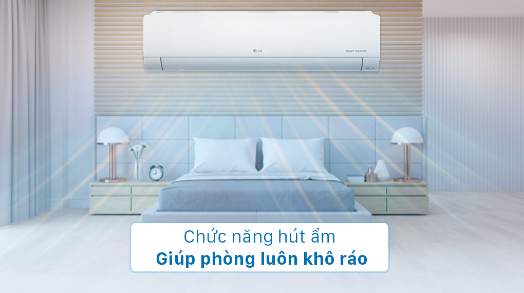 Chế độ hút ẩm trên dàn lạnh Multi LG Inverter 1.5 HaP AMNQ12GSJA0