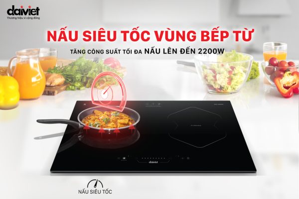 Bếp từ hồng ngoại đôi kết hợp Đại Việt DVC-200002 2