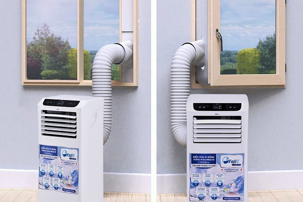 Lắp đặt điều hòa di động FujiE