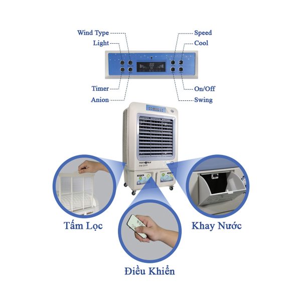 Máy làm mát không khí Panworld PW-2570 3