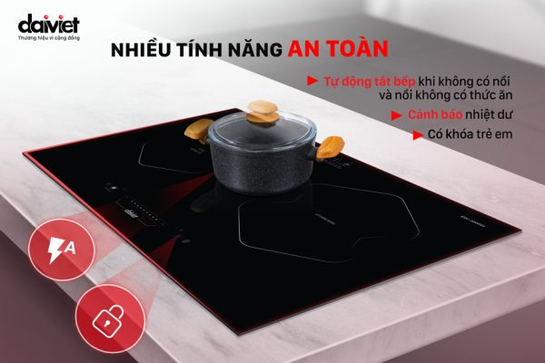 Bếp từ hồng ngoại đôi kết hợp Đại Việt DVC-200002 1
