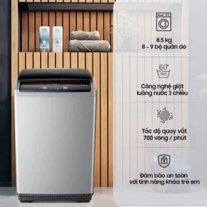 Máy giặt Sharp 8.5 kg ES-Y85HV-S