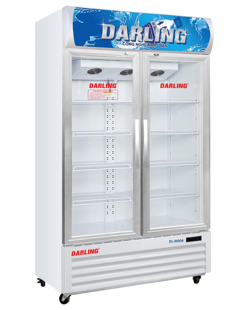 tủ mát 2 cửa dèn led