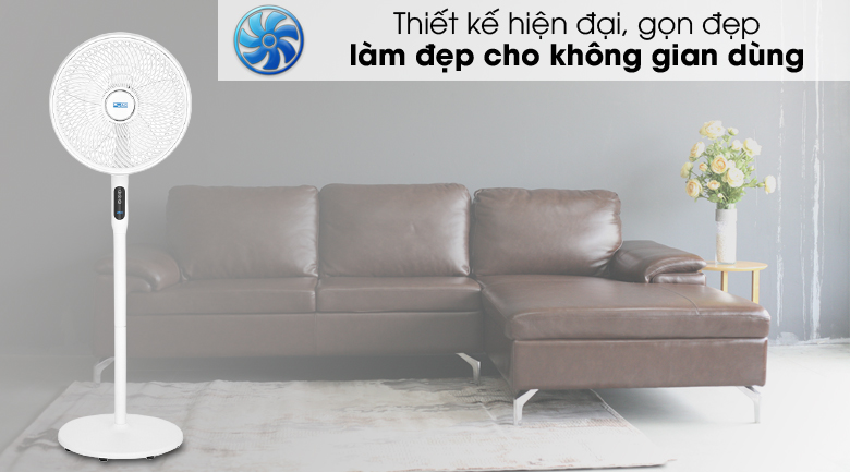 Sang đẹp - Quạt đứng AC ASF01D145 16W