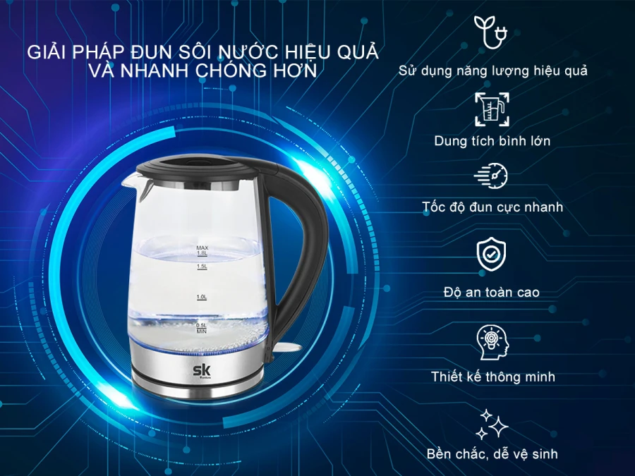 Bình đun siêu tốc - Thiết bị gia dụng