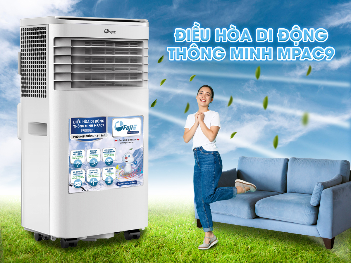 Máy điều hòa di động thông minh FujiE MPAC9
