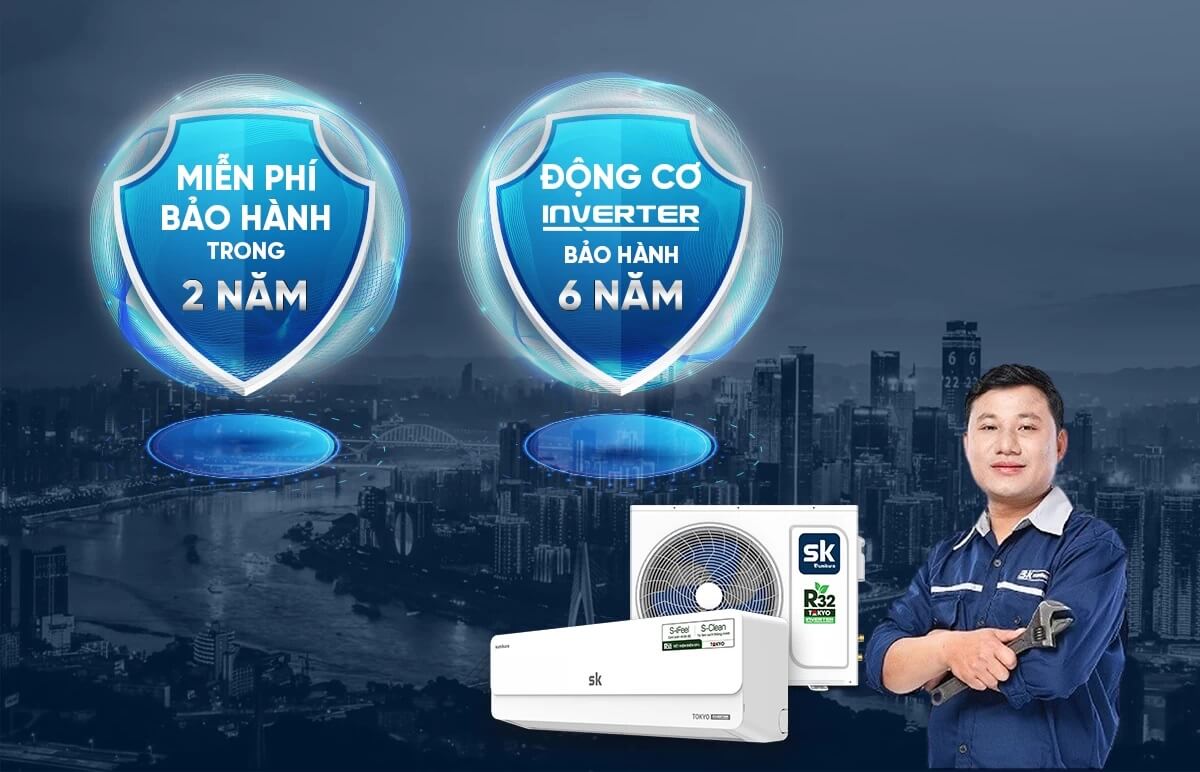 Bảo hành điều hòa SK Sumikura