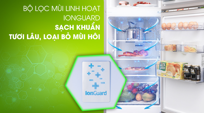 Công nghệ Ion Guard - Tủ lạnh Beko Inverter 188 lít RDNT200I50VWB