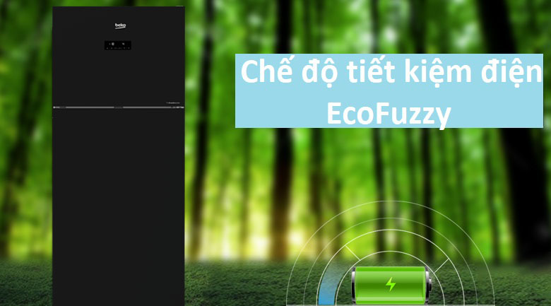 Công nghệ Eco Fuzzy - Tủ lạnh Beko Inverter 422 lít RDNT470E50VZJGB