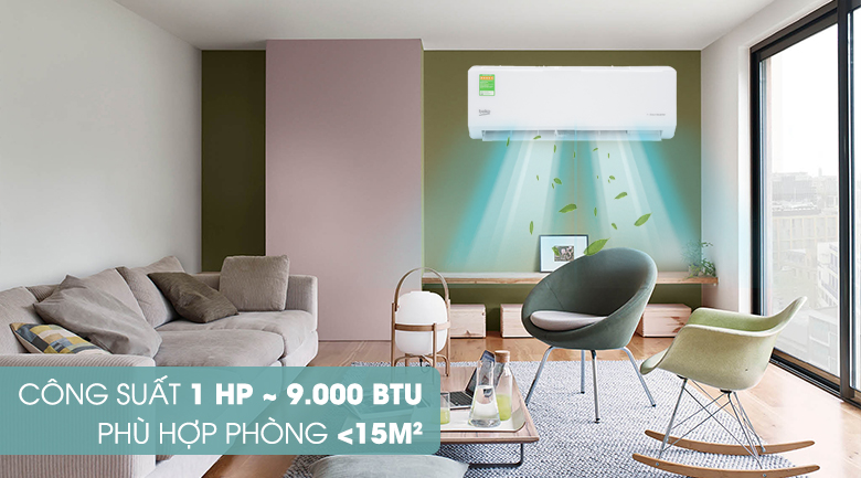 Máy lạnh Beko Inverter 1 HP RSVC09VT - Công suất 1 HP