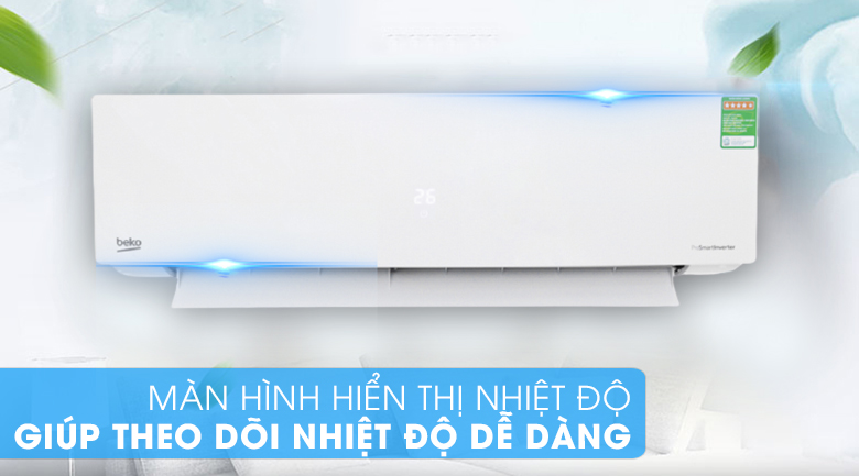 Máy lạnh Beko Inverter 1 HP RSVC10BV - Màn hình hiển thị nhiệt độ
