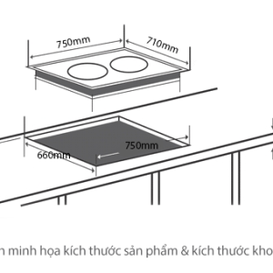 Bếp đôi từ Junger NKD-22+ 3400W NK Thái Lan 2