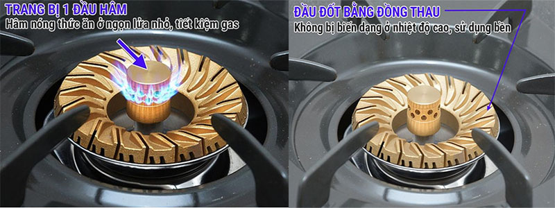 Bếp gas dương đôi Rinnai RV-640A(GF) - Hàng chính hãng
