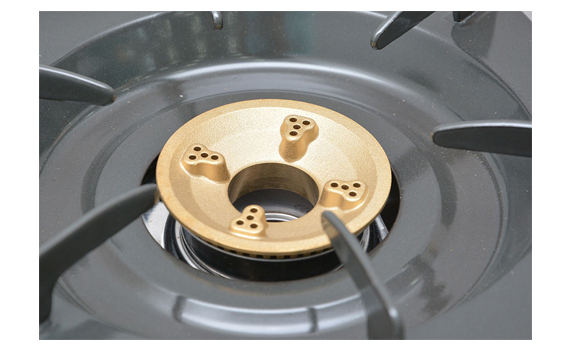 Bếp gas Rinnai RV-860GSB(M) đầu đốt làm từ đồng thau nguyên chất
