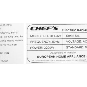 Bếp hồng ngoại đôi lắp âm Chef's EH-DHL321 6