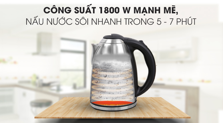 Công suất - Bình đun siêu tốc Kangaroo 2 lít KG-20SK3