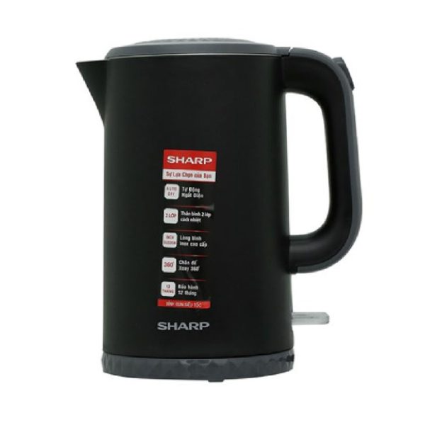 Bình đun siêu tốc Sharp 1.7 lít EKJ-17EVPS-BK 0
