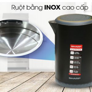 Bình đun siêu tốc Sharp 1.7 lít EKJ-17EVPS-BK 2