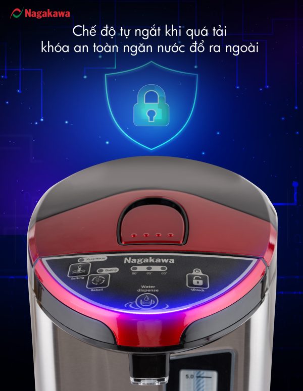 Bình thủy điện 5L Nagakawa NAG0405 1