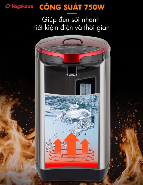 Bình thủy điện 5L Nagakawa NAG0405 2