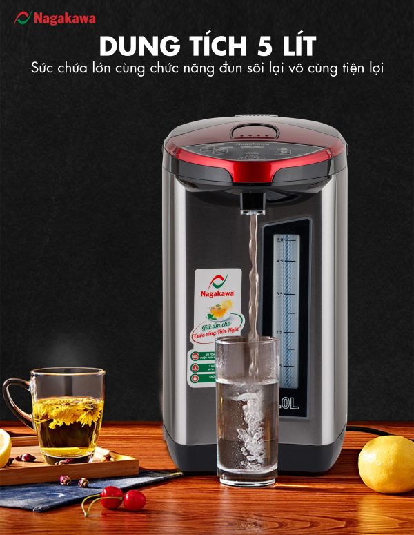 Bình thủy điện 5L Nagakawa NAG0405 4