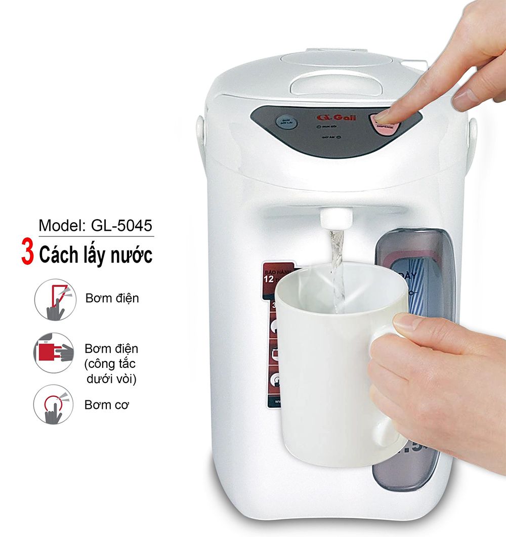 Bình thủy điện Gali GL-5045 - Hàng chính hãng