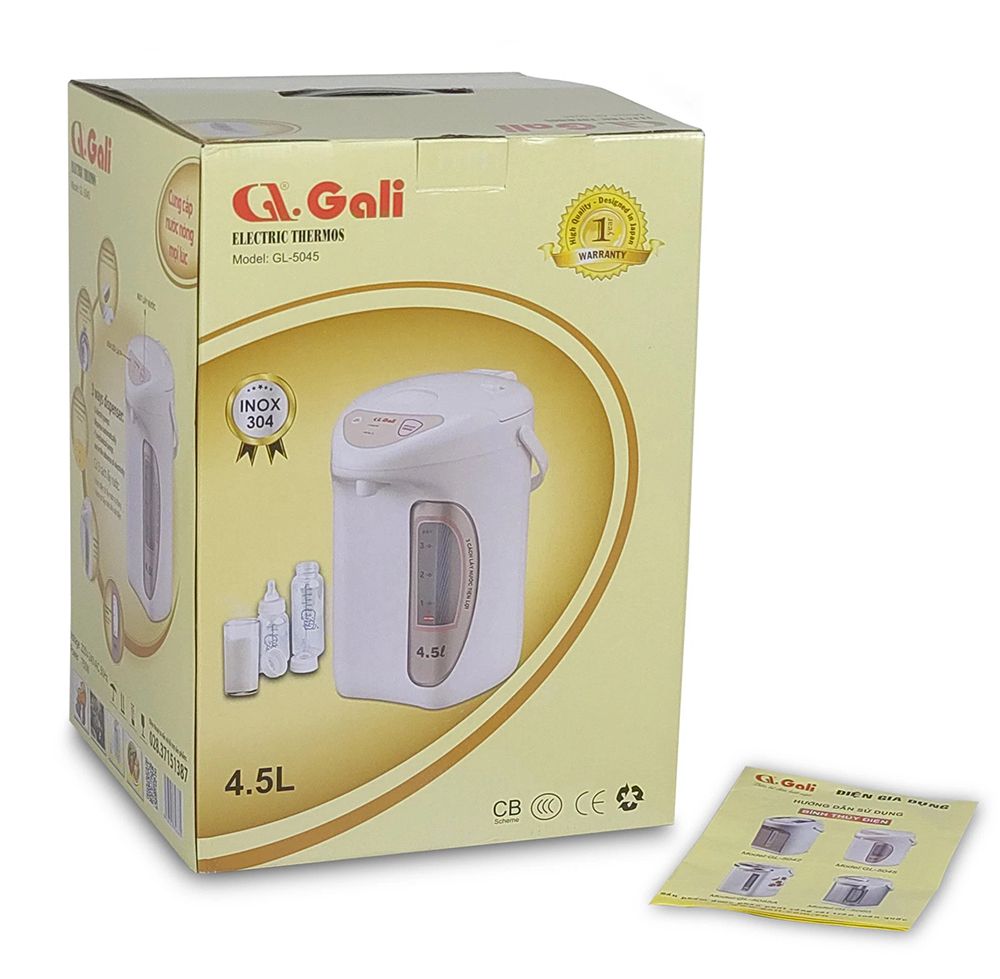 Bình thủy điện Gali GL-5045 - Hàng chính hãng