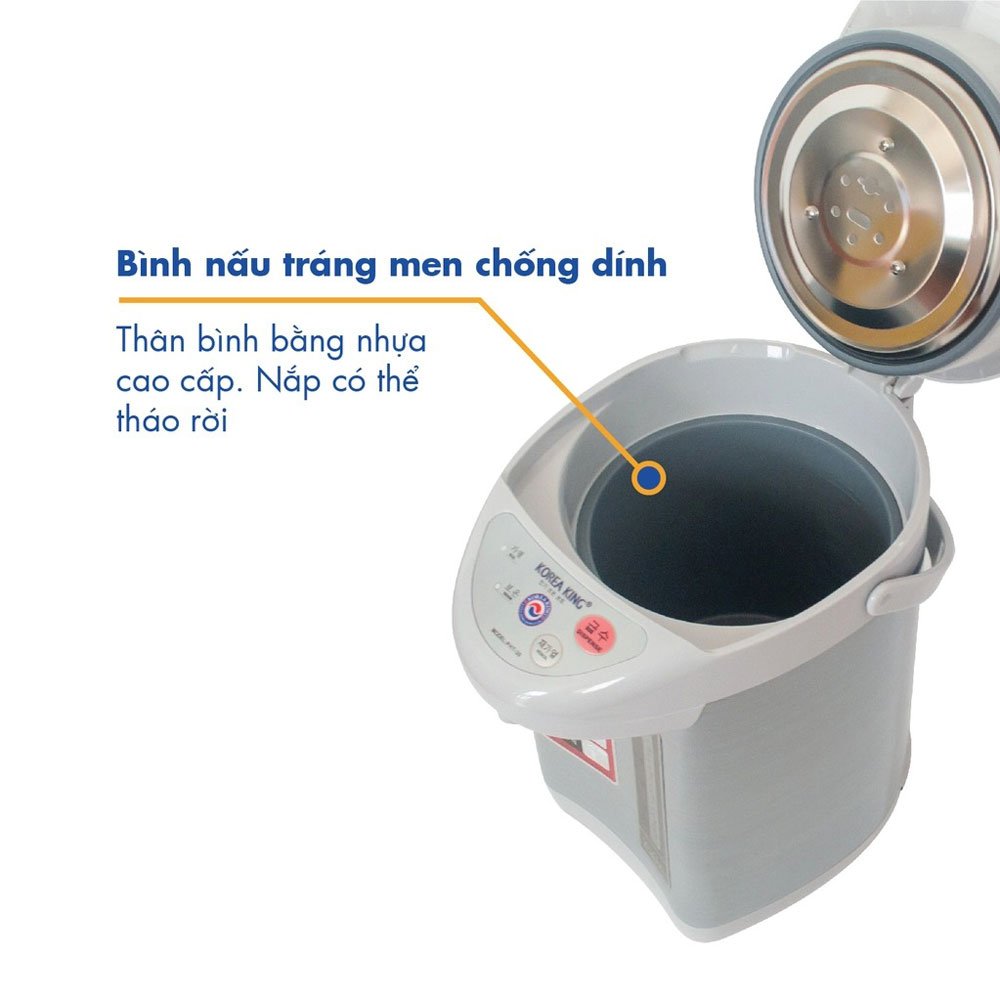 Bình thủy điện Korea King PHT-30 - Hàng chính hãng