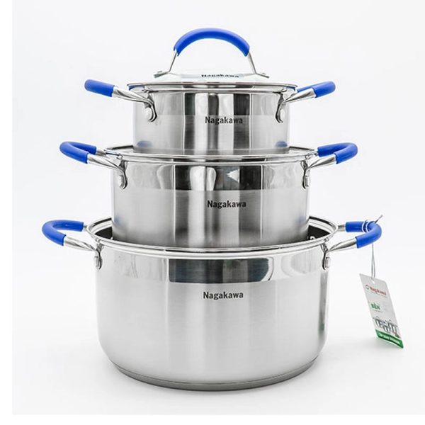 Bộ nồi inox Nagakawa NAG1302 0