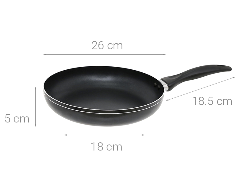 Chảo nhôm chống dính 26 cm Supor F06A26