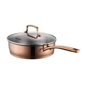 Chảo inox 304 đáy từ NAG1358-24P 0