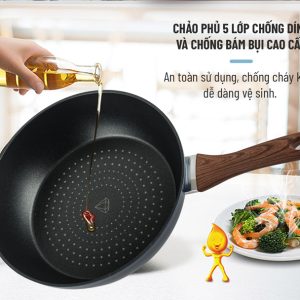 Chảo kim cương đáy từ Nagakawa NAG2653 2