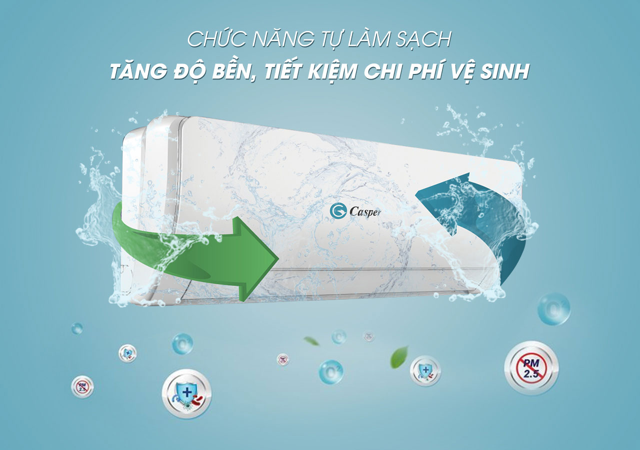 Máy lạnh Casper HC-24IA32 Inverter 2.5 HP (2.5 Ngựa)