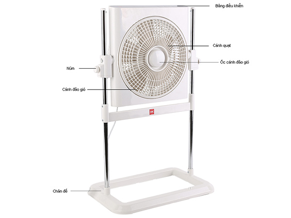 ảnh kích thước - Quạt hộp KDK SS30X(GY)