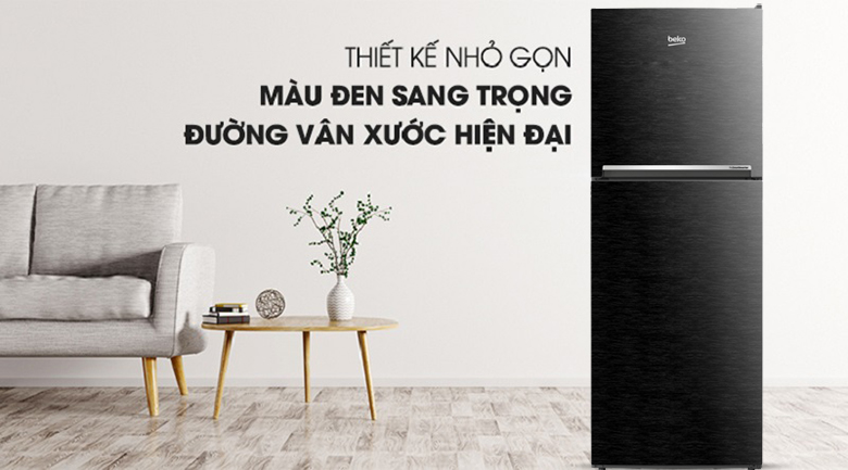 tu-lanh-beko-rdnt230i50vwb thiết kế sang trọng