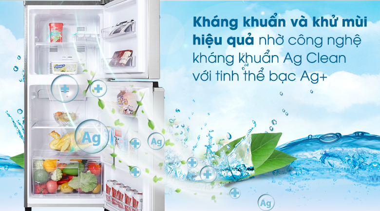 Tủ lạnh Panasonic Inverter 170 lít NR-BA190PPVN kháng khuẩn ag clean