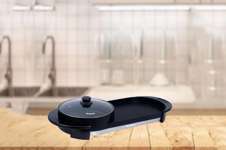 Nắp vung-Bếp lẩu nướng BBQ Kangaroo KG2400EH