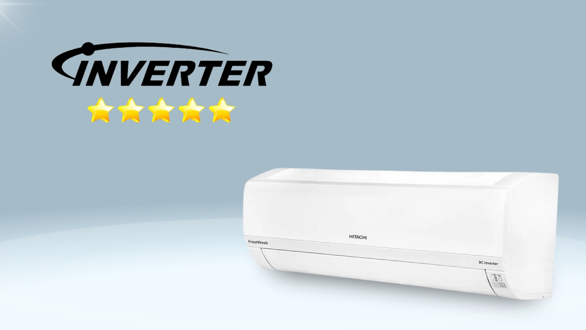 Máy lạnh Hitachi Inverter tiết kiệm điện, vận hành êm ái, bền bỉ