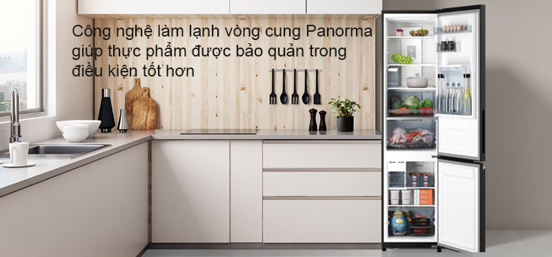Công nghệ làm lạnh vòng cung Panorama