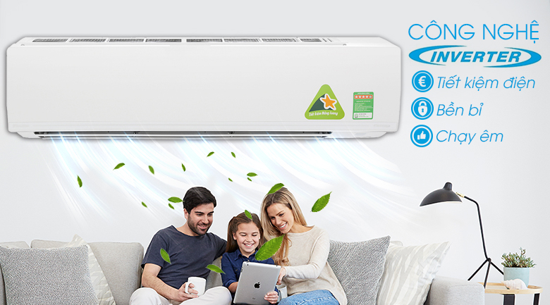 Công nghệ Inverter giúp máy lạnh vận hành bền bỉ và tiết kiệm điện