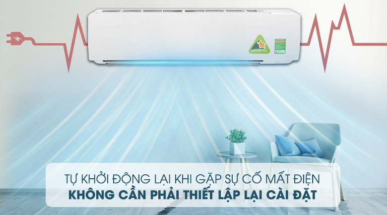 Tự khởi động lại khi gặp sự cố mất điện