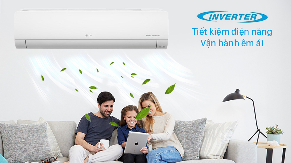 Multi LG Inverter 1 HP AMNQ09GSJA0 có công nghệ Inverter tiết kiệm điện năng
