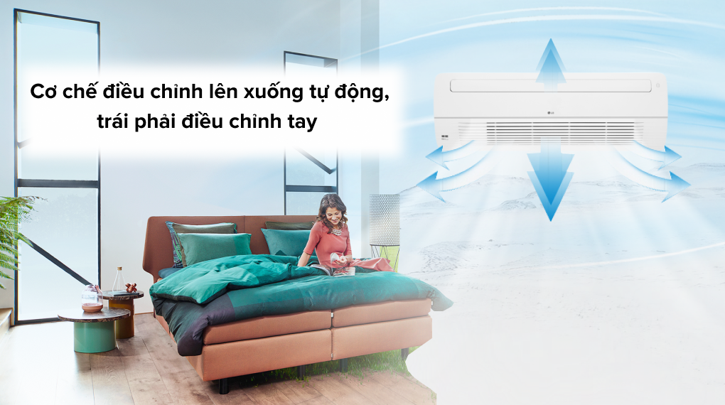 Dàn lạnh Multi LG Inverter 1.0 HP AMNQ09GTUA0/PT-UAHW0 - Cơ chế thổi gió