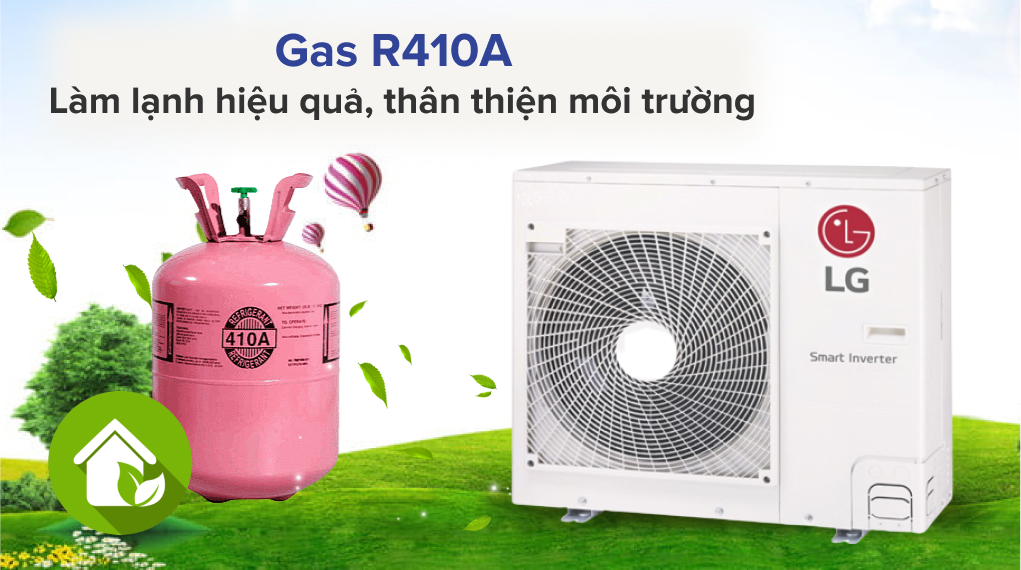 Dàn nóng Multi Inverter 4 HP LG A4UQ36GFD0 - Gas R410A